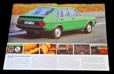 VW VOLKSWAGEN PASSAT GLi B2 Prospekt Brochure 1979 69