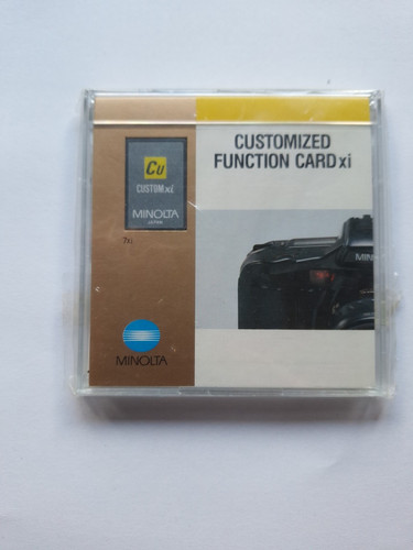 Minolta custom card - xi,