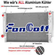 4 Reihe 62mm Kühler Für