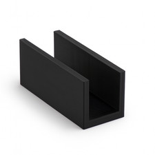 U Profil 5cm 3mm Schwarz |