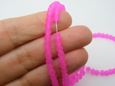 180 Neon Pink Perlen 4mm