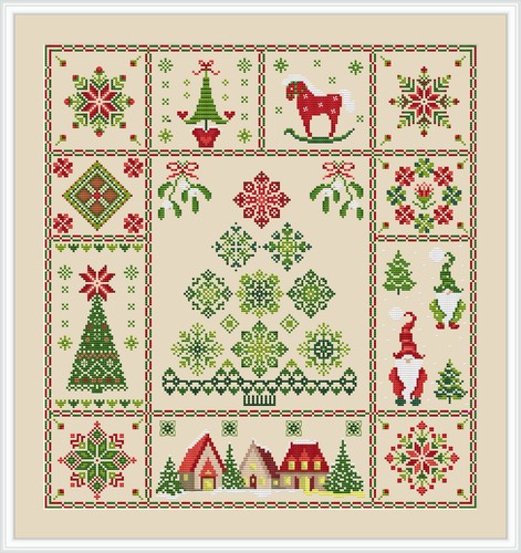 Stickvorlage weihnachten - stickvorlage,