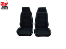 2 Recaro Leder Käfer Opel Manta Ford Capri BMW 2002  E21 E9 CSI neu bezogen