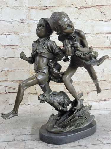 Große bronzeskulptur - große,