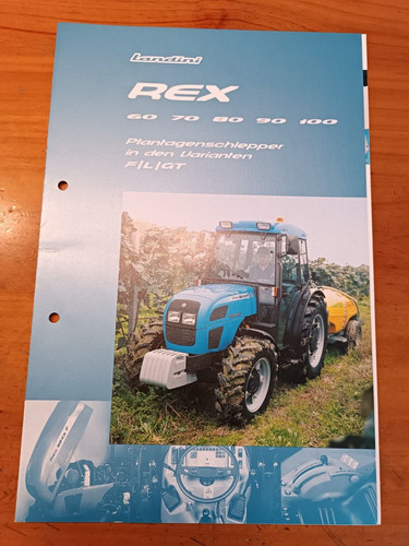 Prospekt landini rex werbung - landini,
