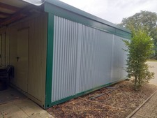 Doppel-Containeranlage 6m x 6m Container mit Dusche & Küche