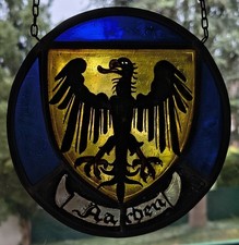 Bleiglasbild Stadtwappen