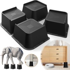 6 Zoll/4 Zoll Betterhöhung Möbelerhöhung L-Form Tischerhöhung Stuhlerhöhung 4x