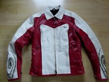 Leder-Motorradjacke v. Gericke für Damen, Größe 40 mit „Harley-Schriftzug“