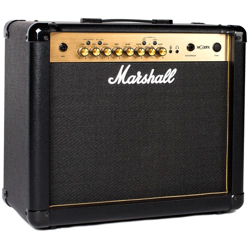Marshall mg30gfx black - black, gold
