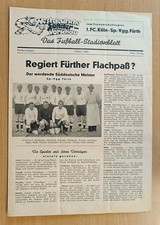 Programmheft Fussballprogramm