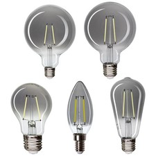 Spectrum LED Filament Leuchtmittel Licht klar Rauchglas Neutralweiß 4000K 270°