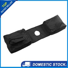 ATV Tank Satteltasche mit Reißverschluss für Motorräder Schneemobil Schwarz