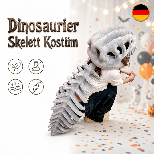 Dinosaurier skelett kostüm - dinosaurier,