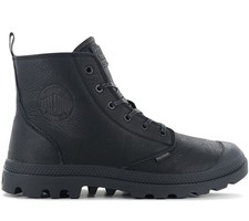 PALLADIUM Pampa Hi Zip Leather ESS - Herren Stiefel Leder Schwarz 76888-008 Boot