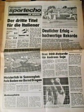 DEUTSCHES SPORTECHO 12. Juli