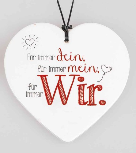 Herz mit spruch - für, immer