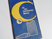 Continental Merkbuch 1963 - 64 Schuhbedarf Werbung Schuhmacher Meister Notizen
