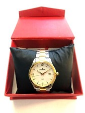 HAU, Dugena, Saphir 10 Bar Date, Edelstahl Bicolor, Box, Germany seit 1917, Top!