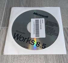 Microsoft Works 8.5 deutsch CD mit Windows Aufkleber Certification Tracking ID:.