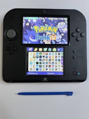 Nintendo 2ds schwarz - 2ds, mit