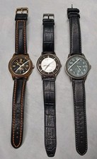 3x Herren Armbanduhr Uhr ASTRON Calendar JACQUES LEMANS 1-1296 TRIAS Automatik