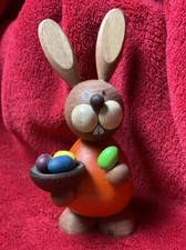 Original Ullrich Kunsthandwerk Erzgebirge Ostereier Holz NEU Osterhase Ostern