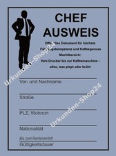 Chef-Ausweis, Boss