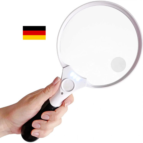 Led handlupe lupe mit licht - lupe,