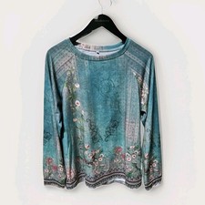 Shirt Wassergrün Glanz Effekt