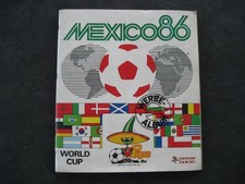 Panini Album WM/WC 1986 Mexico, komplett m. allen 427 Bildern. Guter Zustand.