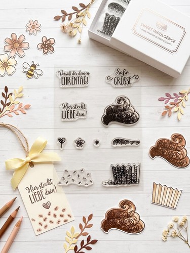 Clear stamps stempelset - clear,