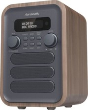 Hanseatic HRA-23G Digitalradio (DAB) (3,5 W) grau/braun