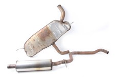 VW Golf 6 1,2 TSI Auspuff Anlage Endschalldämpfer Mitteltopf 1K6253611AH