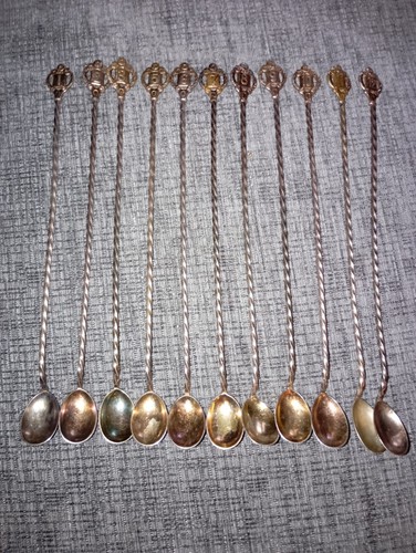 Vintage cocktaillöffel set - cocktaillöffel,