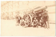 WWI Frankreich erbeutet 21 cm Morser 16 Deutschland schwere Artillerie Foto...