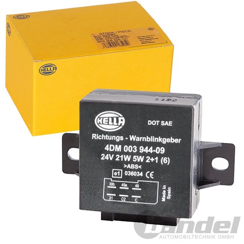 Hella blinkgeber relais - blinkgeber, 24v
