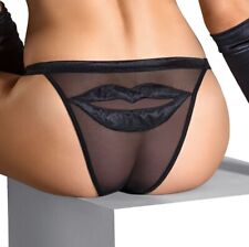 Slip schwarz Panty transparent