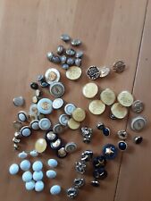 Lot Knöpfe Strass Blingbling Button Schmetterling Farbig Kleidung Deko Vintage