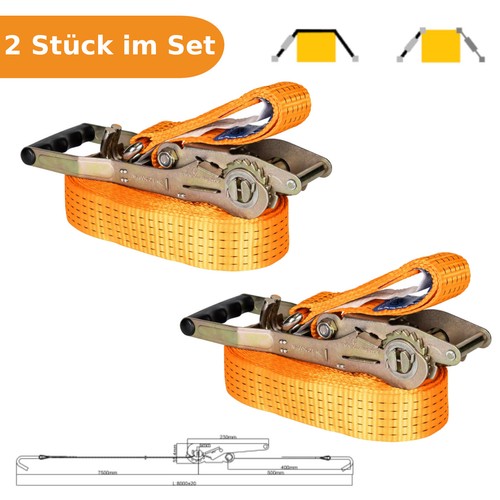 Spanngurt mit ratsche 8m - mit,