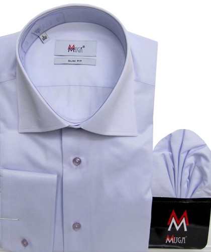 Slim fit glanz - slim-fit, hemd