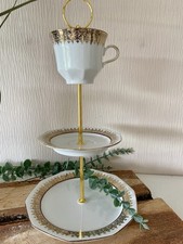 Etagere  - Porzellan: Winterling -Marktleuthen Mit Goldhalterung