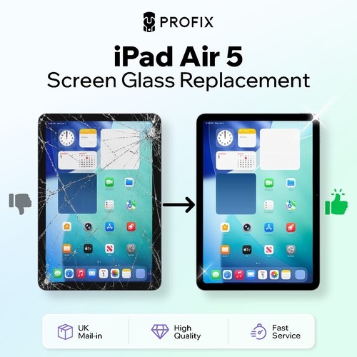 Ipad air 2022 gesprungenes - air,