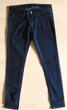 Tally Weijl Hose Damen Gr. 38 blau elastisch weich leicht Damenjeans Maße drin