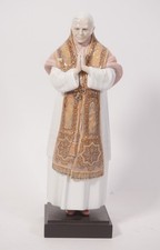 Lladró Spain Porzellan Design Figur Papst Benedict Benedikt 89TC4 betend rar