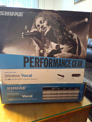 Shure pg58 wireless vocal - pg58,