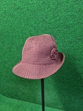 MARKENLOS Sonnenhut / Golf Hut - Damen (Braun, Größe: 57 cm, 100 % Polyester)