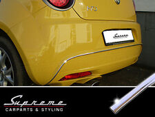 für Alfa Romeo MITO - 3M Chrom Zierleiste Heck Bogen Stoßstange Diffusor TUNING
