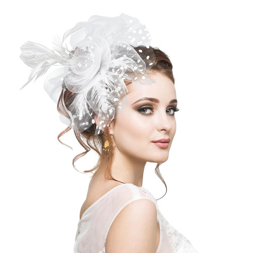 Damen braut feder fascinator - damen,