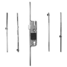 GU-Hebelbetätigter Riegel & Riegel 28/92 mm Mehrpunktschloss - 4 Rollen